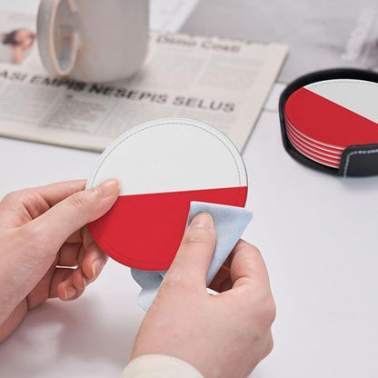 Polish Flag Coasters for Drinks - Image 5