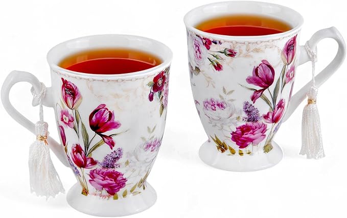 STP GOODS Porcelain Tea/Coffee Cup in Gift Box Fine Porcelain Coffee Cup Tea - Image 6