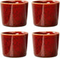 Ceramic Espresso Cups 4oz Modern Stackable Demitasse Mugs by Unknown