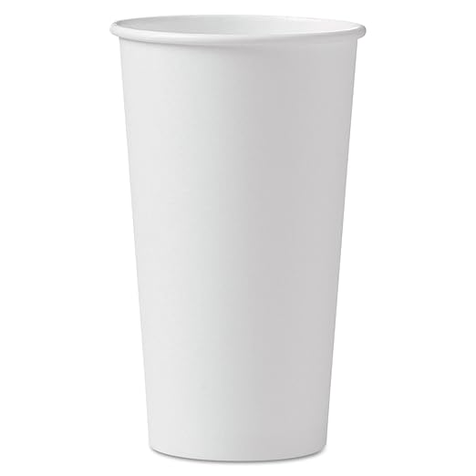 Solo 420W-2050 20 oz White SSP Paper Hot Cup by SOLO