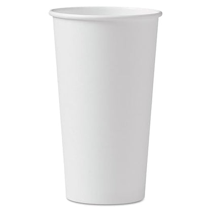 Solo 420W-2050 20 oz White SSP Paper Hot Cup by SOLO