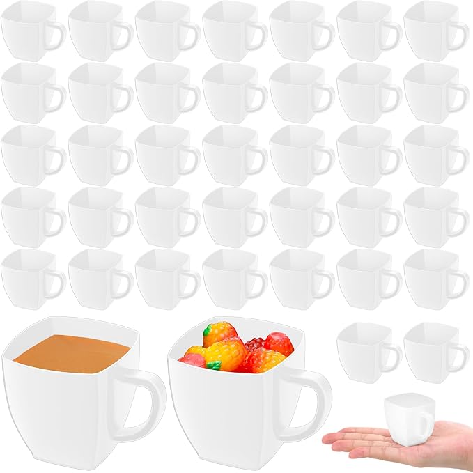 Amyhill 100 Pcs Mini Disposable Tea Cups by Amyhill