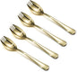 Alata Champagne Gold Mirror Sporks 4-Pack Set Stainless Steel Sporks, 7.4 by Alata