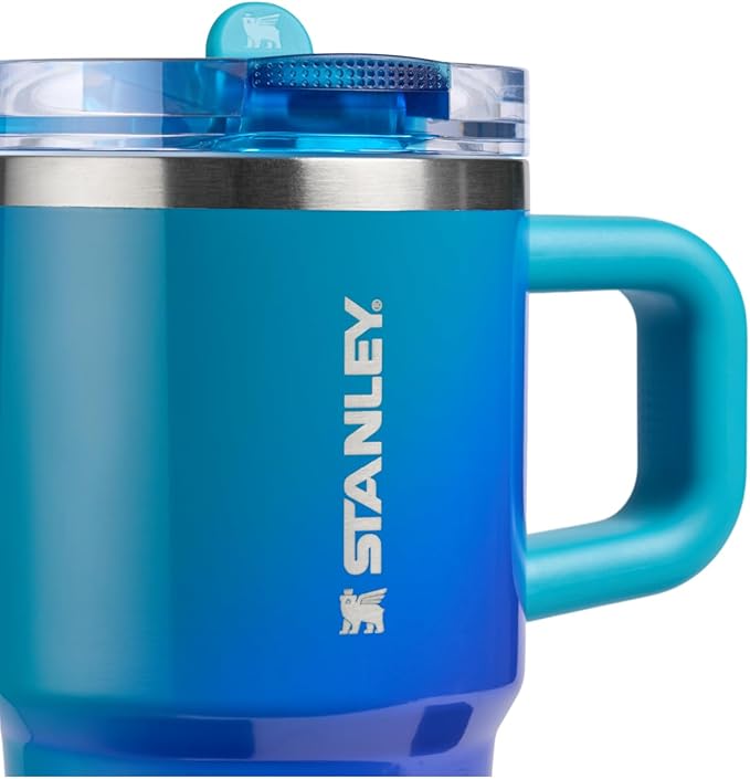 STANLEY Quencher ProTour Flipstraw Tumbler, 20 oz, Sea Glass Aura | Built-In - Image 2