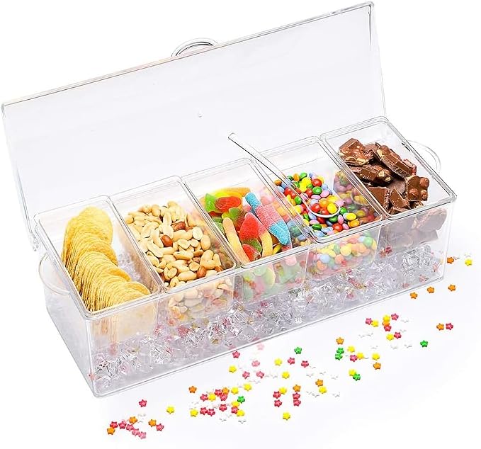 5-Grid Removable Condiment Tray - Image 3