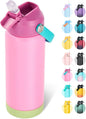 Fijinhom 24oz Insulated Stainless Steel Water Bottle, Wide Mouth Double Wall by Fijinhom