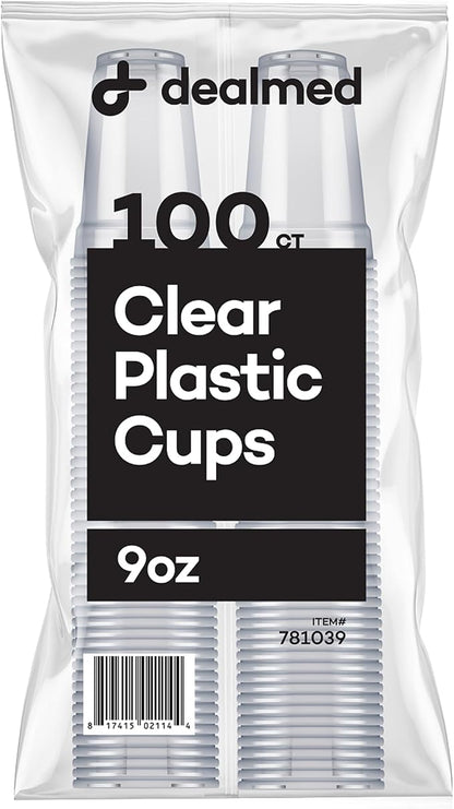 Dealmed 9 oz Disposable Plastic Cups by Dealmed