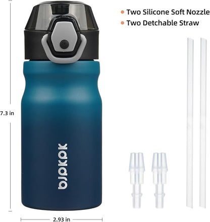 BJPKPK 14 oz Insulated Water Bottle, Stainless Steel Flask | Leak Proof Locking - Image 4
