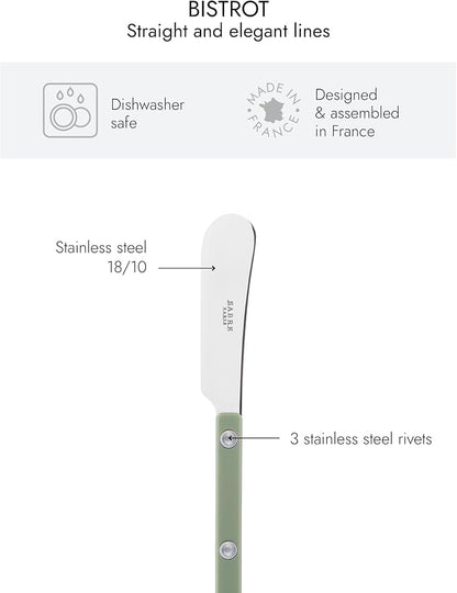 Sabre Paris - Set of 2 Spreader Knives 5.5 inches - Bistrot Collection - Perfect - Image 4