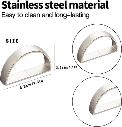 10 Pcs Silver Napkin Rings - Image 2
