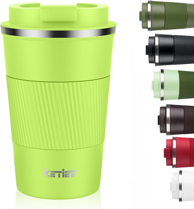 KETIEE Coffee Mug 12oz, Insulated Travel Mug by KETIEE
