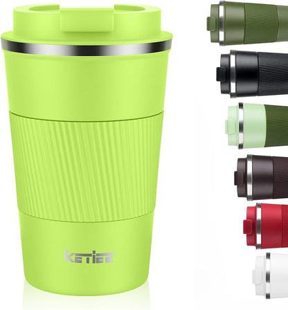 KETIEE Coffee Mug 12oz, Insulated Travel Mug by KETIEE