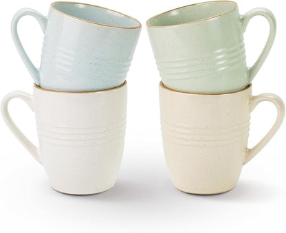 famiware Jupiter Coffee Mugs Set of 4, 13oz Coffee Mug, Microwave and by Famiware