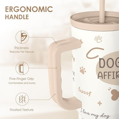 SANDJEST Dog Mom 40oz Tumbler - Image 3