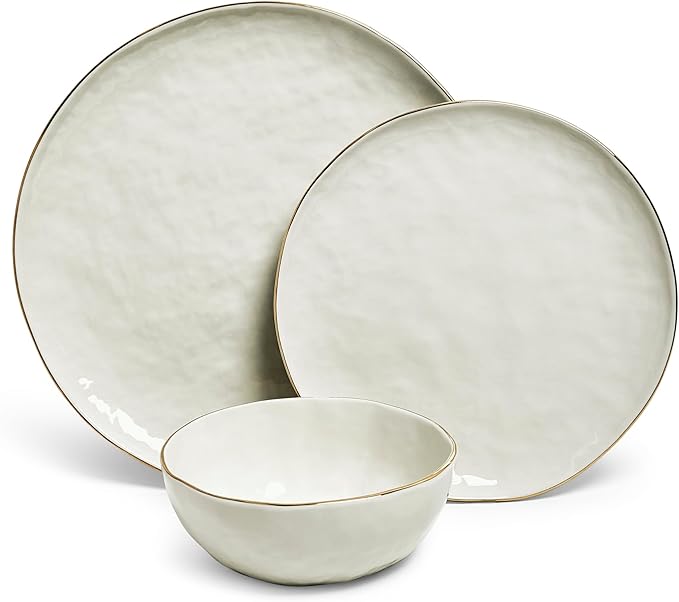 Sango 12-Piece Lightweight Porcelain Dinnerware Set - Image 2