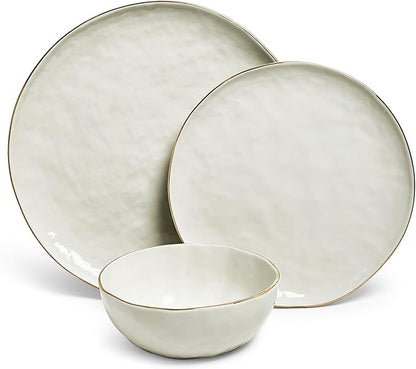 Sango 12-Piece Lightweight Porcelain Dinnerware Set - Image 2