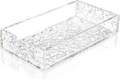 Acrylic Napkin Holder, 9x5.5x1.8 Inch, Paper Towel Holder, Rectangle | Water by Bryantye