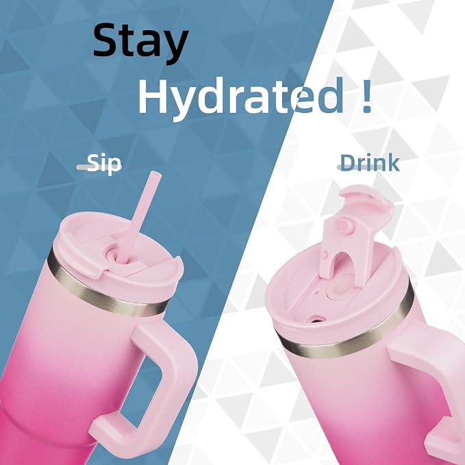 Konokyo 30 oz Insulated Tumbler Water Bottle - Image 2