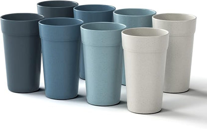 Homestockplus 20 Oz Tumbler Cups, Unbreakable Drinking Cups Microwave and by Homestockplus