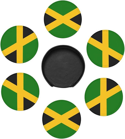 Jamaican Flag Coasters for Drinks - Image 7