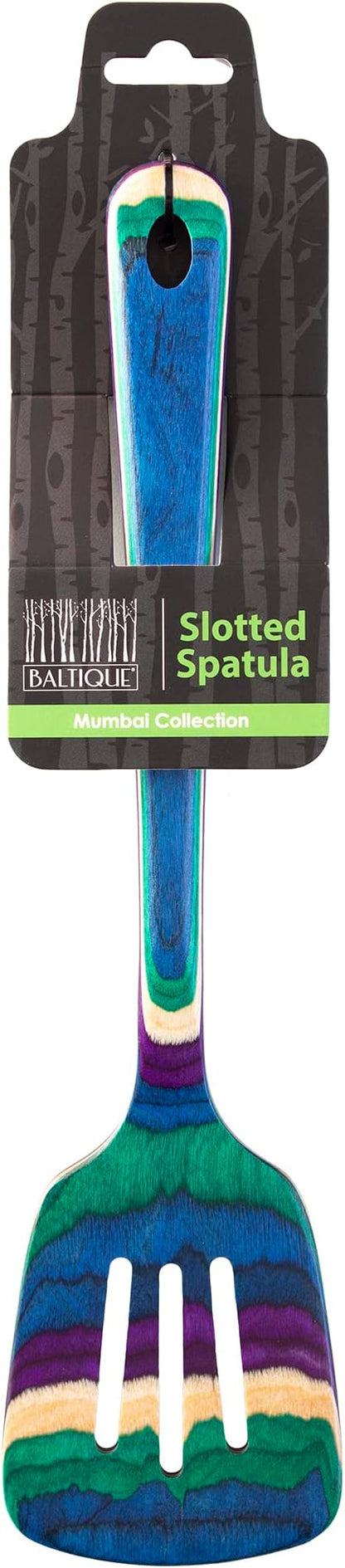 Totally Bamboo Baltique Mumbai Collection 12-1/2" Wooden Slotted Spatula - Image 5