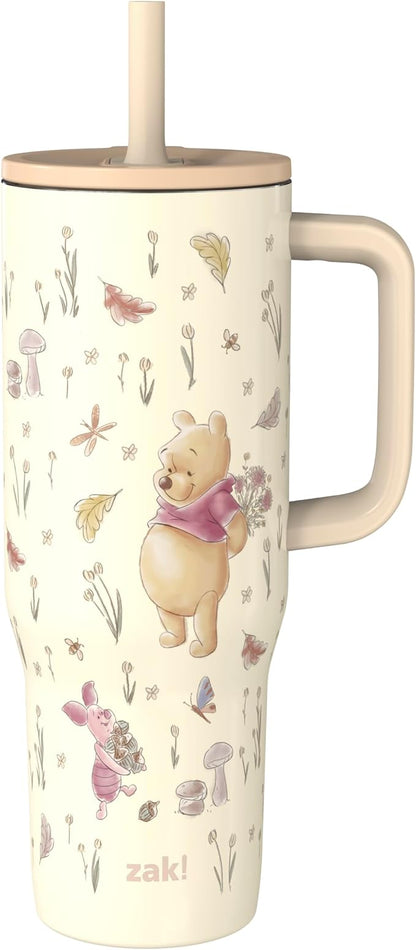 Zak Designs Winnie the Pooh 30oz Spill-Proof Insulated Travel Tumbler | BPA Free by ZakDesigns