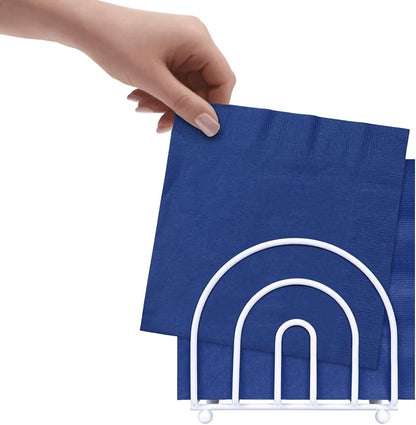Blue Donuts White Arc Collection Napkin Holder – Napkin Holders - Image 5