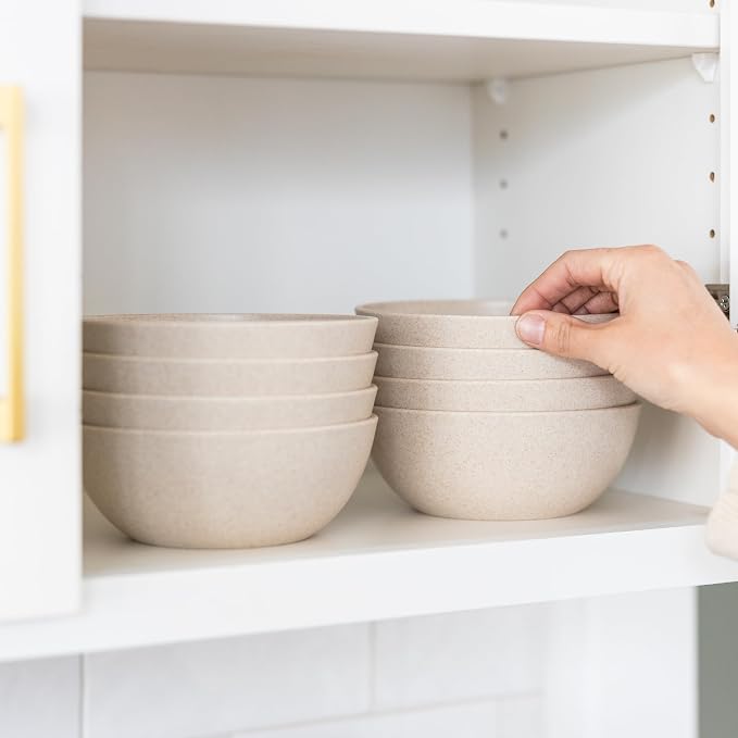 Grow Forward Premium Wheat Straw Bowls Set of 8 - Image 9
