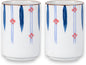 Urban Tokyo Asian Japanese Yunomi Style Handle-less Porcelain Tea Cups Tea Mug by Urban+Tokyo
