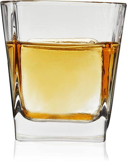 TRUE Square Rocks Glass, Old Fashioned Whiskey Glasses, Superb Drinking Cups - Image 7