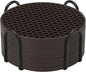 Silicone Coaster Set of 8 with Holder, Drinks Coasters, Coffee, Anti-Slip, Non-Stick, Anti-Overflow Tabletop Protection and Decor (8 Pcs, Coffee)