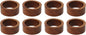 Handmade Wood Napkin Ring Set by Unknown
