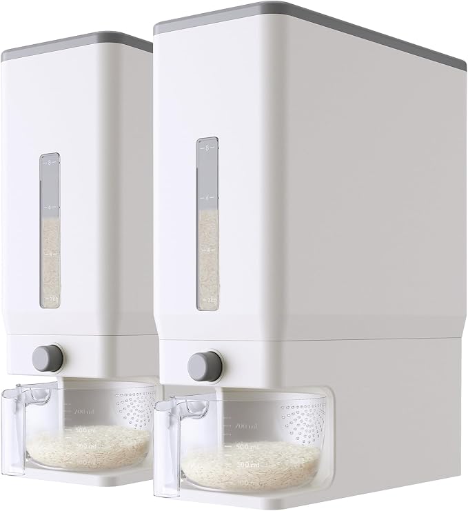 Lifewit Rice Dispenser 25 Lbs, Airtight Storage by Lifewit