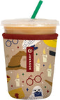 Sok It JavaSok Iced Coffee & Cold Soda Insulated Neoprene Cup Sleeve (Horcrux, Small: 16-20oz)