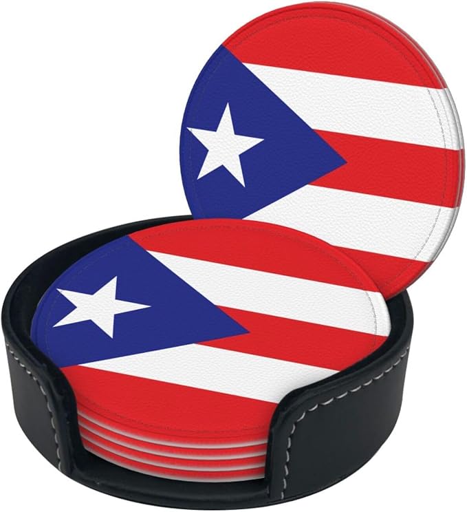 Puerto Rico Flag Coasters for Drinks - Image 2