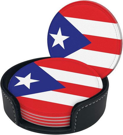 Puerto Rico Flag Coasters for Drinks - Image 2