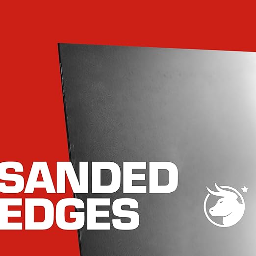 Metoro 16-Gauge Mild 12" x 6" CRS Steel Sheet - Formable, Weldable, Magnetic, Smooth Surface - Industrial-Grade Metal Plate for DIY Projects, Fabrication, and More. (1, .060 x 12 x 6)