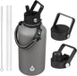 BJPKPK 64oz Insulated Water Bottle, Half Gallon Water Jug by BJPKPK