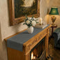 Signature Linen™ by D'Moksha Charcoal Grey Table Runner 60 Inches, 100% Pure by DMokshaHomes