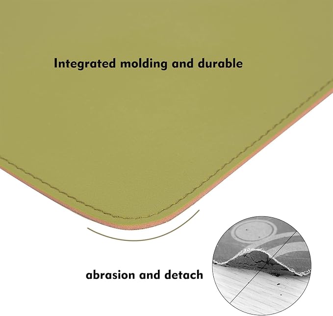 Double-Sided PU Leather & Cork Mouse Pad - Image 5
