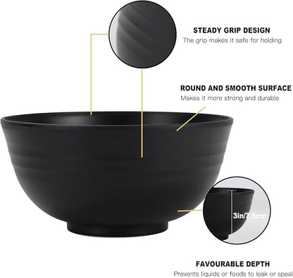 Cereal Bowl Set, Wheat Straw Bowls - Image 8