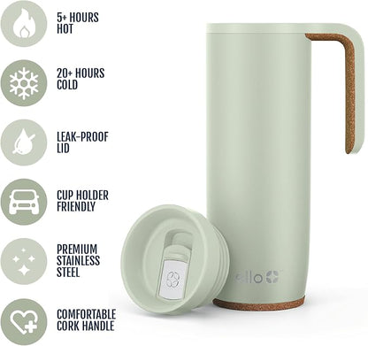 Ello Magnet 18oz Vacuum Insulated Stainless Steel Travel Mug - Image 3