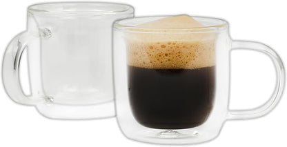 Mr. Coffee Salon Espresso 3 OZ Double Wall Insulated Glasses Mugs by Unknown