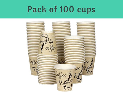 Disposable Coffee Cups, To Go Paper Hot Cups, Classic Design - Image 3