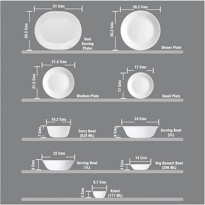 Corelle Livingware Winter Frost White 2qt Serving Bowl - Image 3