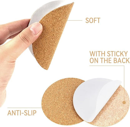 Tenalleys 10 Pack Round Cork Coasters, DIY Coasters & Craft Accessories - Image 4