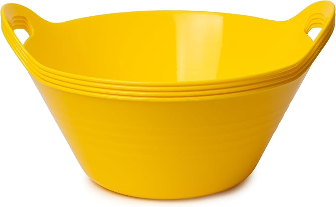 Tiawudi 4 Pack Snack Bowls, Plastic Serving Bowls by Tiawudi