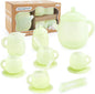MCGMITT Tea Party Set for Toddler 3-5, Includes Teapot, 4 Tea Cups and Coasters by MCGMITT