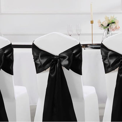 Manyshofu Black Satin Table Runner 12x108 - Image 6