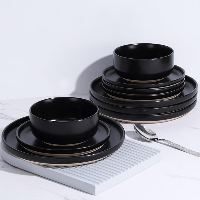 LIANYU Stoneware Dinnerware Sets - Image 6